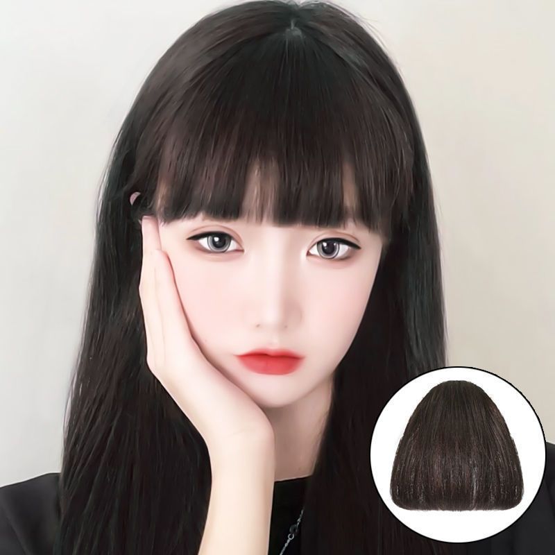 air bangs wig female naturally invisible comic bangs wig set ultra-thin seamless internet celebrity fake bangs