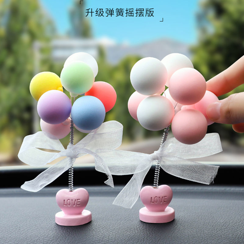 Car Decoration Car Confession Balloon Internet Celebrity Cute Creative Balloon Decoration Car Interior Decoration Beautiful Men and Women