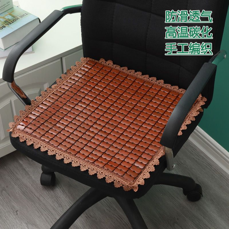 summer mahjong seat cushion for summer thickening chair cushion office computer bamboo mat back cushion student chair rattan mat seat cushion