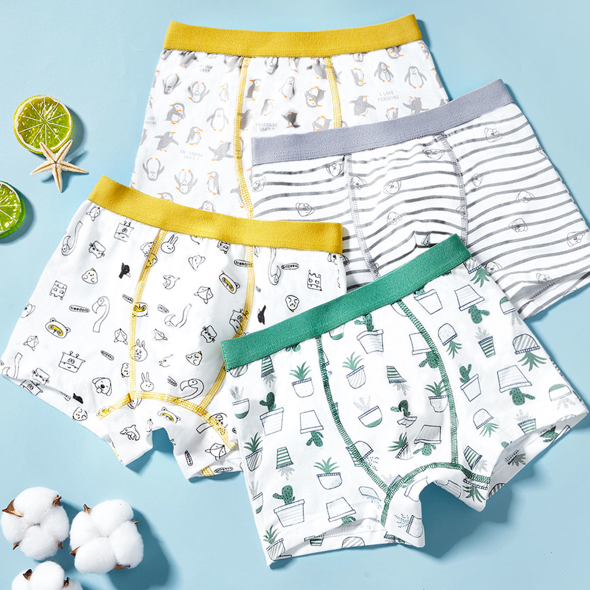 children‘s underwear men‘s cotton boxer shorts for 10-year-old 12-year-old 13-year-old medium and large children‘s shorts children 3-year-old 7-year-old boy