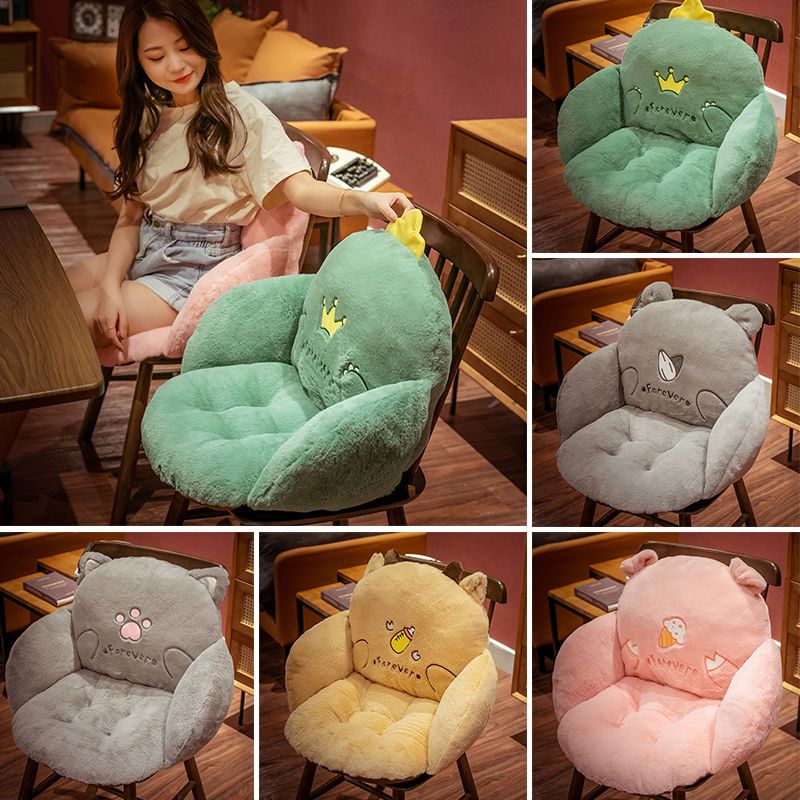 cushion office long-sitting artifact seat cushion large waist cushion integrated thickened student dormitory chair cushion cushion