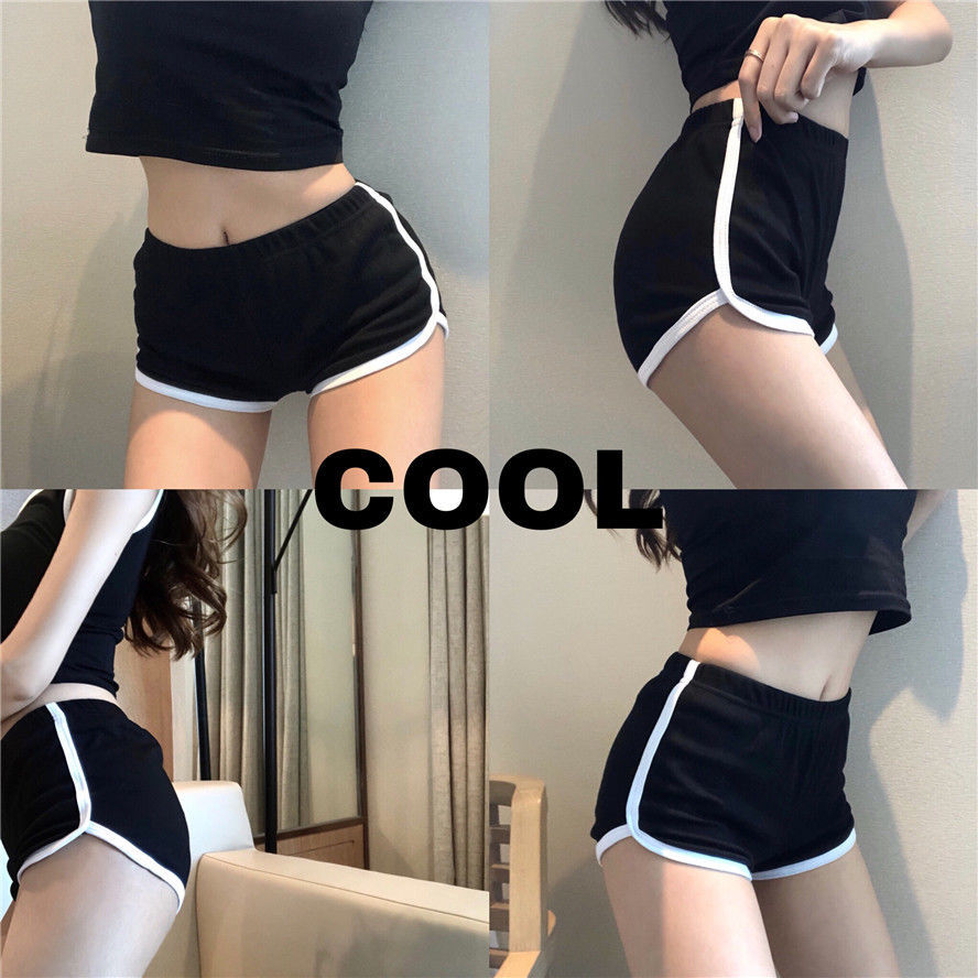 running edge tight fitness edging yoga leisure basic sports shorts versatile summer cool women‘s casual pants