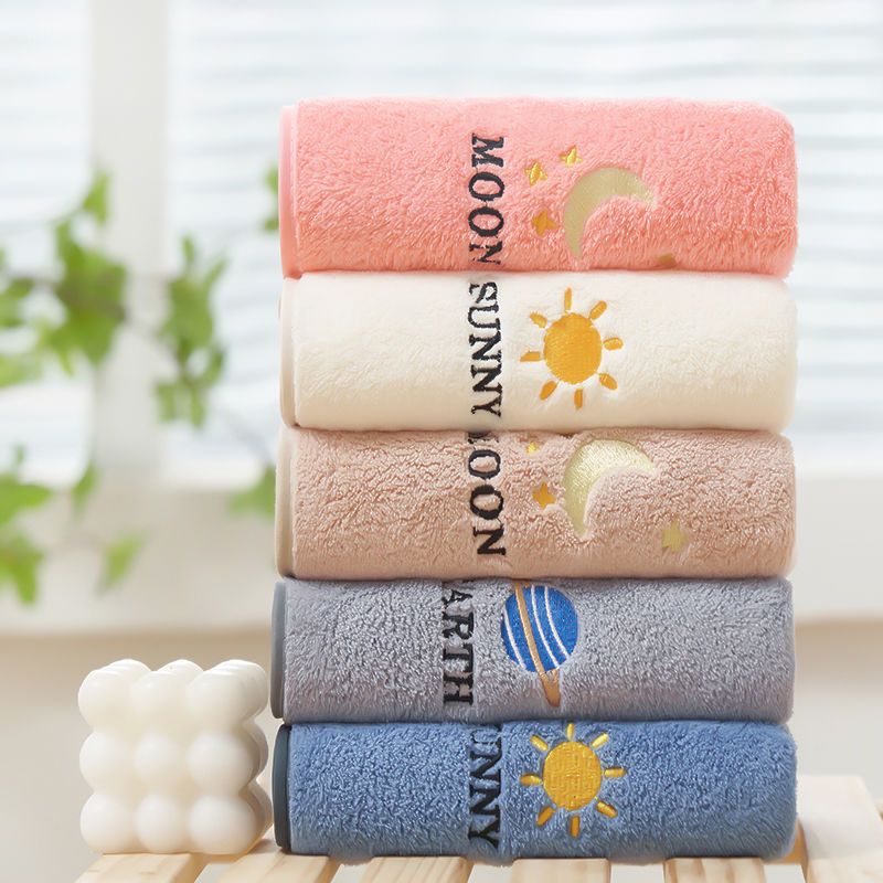 towel adult home use thick face washing quick dry wipe hair ratio pure cotton soft water-absorbing no lint face wiping towel wholesale