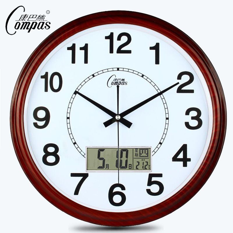 genuine goods kangbassi mute clock living room bedroom wall clock modern minimalist modern clock pocket watch home quartz clock