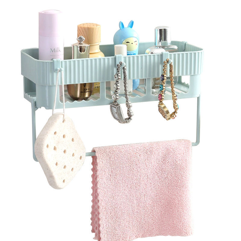 [Multi-Function] Bathroom Storage Rack Storage Rack Kitchen Toilet Toilet Punch-Free Kitchen Wall Hanging