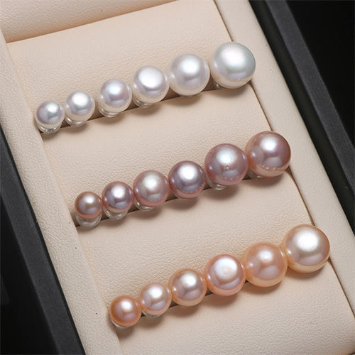 natural freshwater pearl ear studs women‘s s925 sterling silver mini anti-allergy south korea simple temperamental all-match earrings jewelry