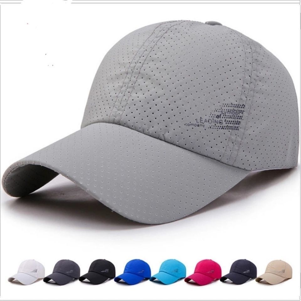 hat female men‘s summer quick-drying mesh sun protection sun protection thin casual spring and autumn baseball peaked cap sun hat breathable