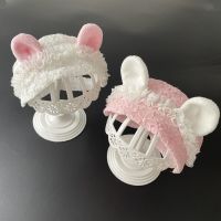 宝宝可爱耳朵发带宽头带纯棉囟门帽卤门帽子新生婴幼儿夏季发饰