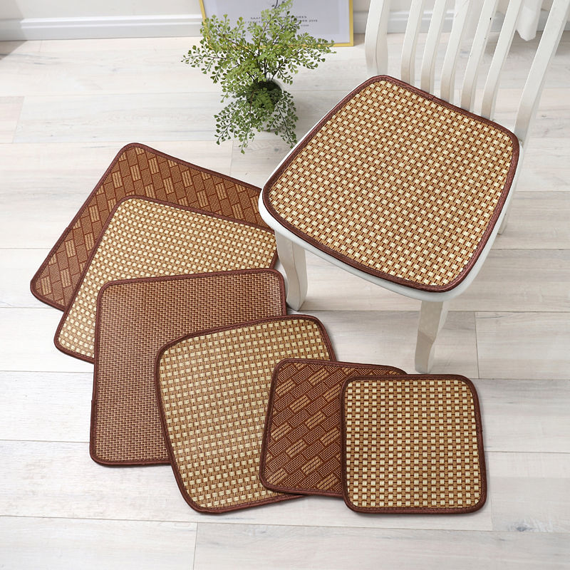 summer rattan mat cushion restaurant chair cushion office automobile cushion sofa cushion restaurant with lashing cool pad student mat