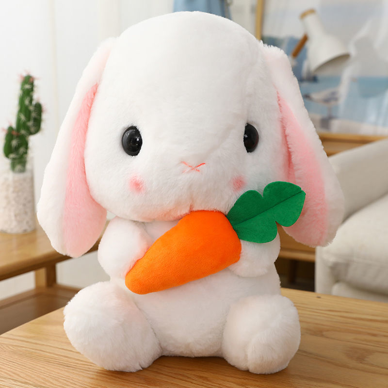 long ears rabbit doll plush toy cute radish rabbit doll pillow ragdoll birthday gift for girls