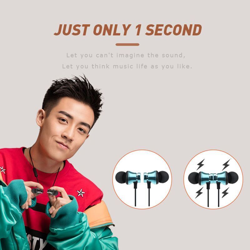 Wireless Bluetooth Headset Mini Sports Magnetic in-Ear Huawei Oppo Apple Vivo Xiaomi Universal Double Earbuds