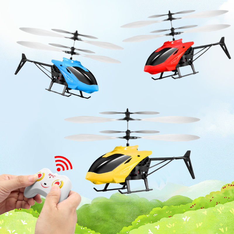 drop-resistant remote control helicopter uav induction suspension aircraft children‘s mini toy boy charging model