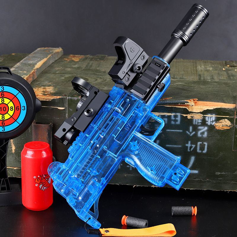 Uzi Uzi Soft Bullet Gun TikTok Same M416 PUBG Equipment Full Set Children Toy Gun Birthday Gift for Boy