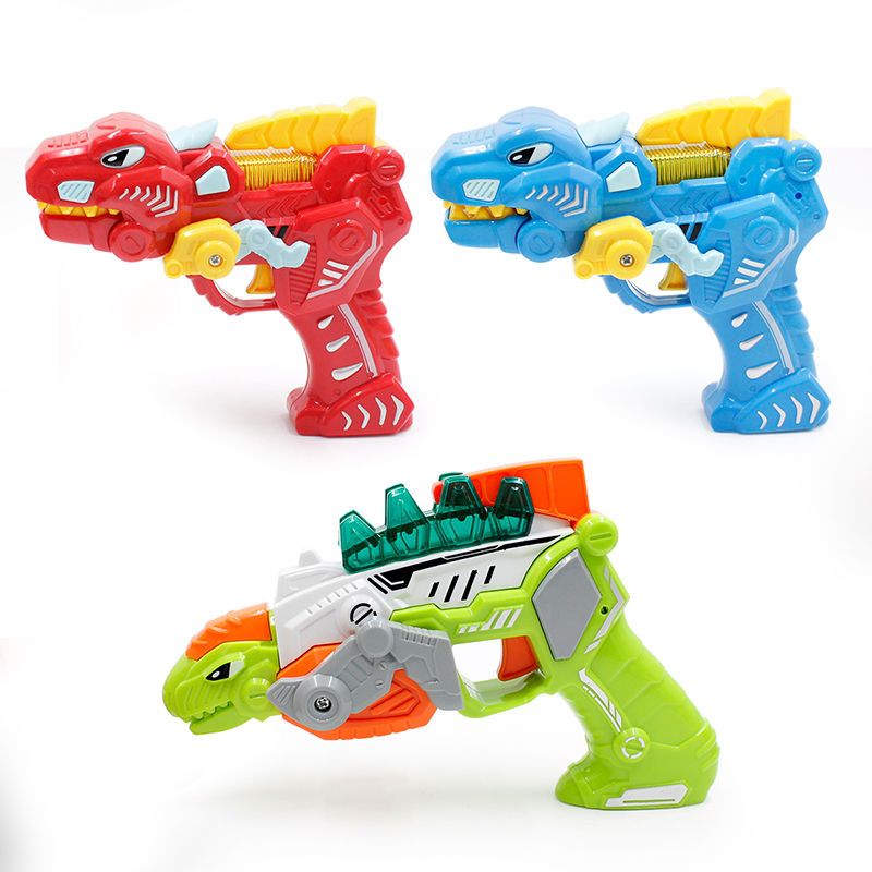 1-3 Years Old Children Toy Gun Boys Sound Light-Emitting Small Pistol Dinosaur Deformation Gun Space Projection Gun Electric