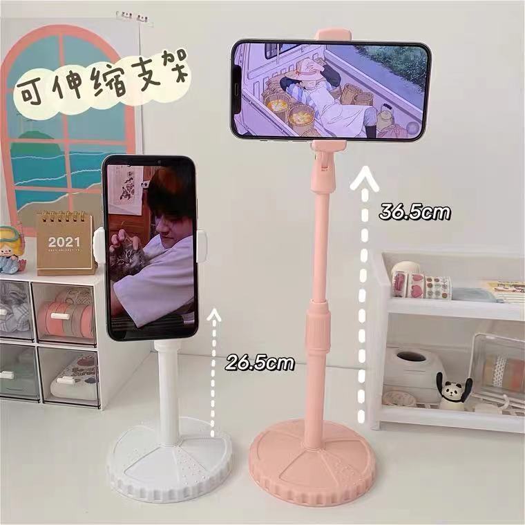 Mobile Desktop Stand Vertical Shooting Lifting Multi-Function Lazy Fellow Watching TV Mobile Phone Stand Live Self-Shooting Online Class Universal Rack