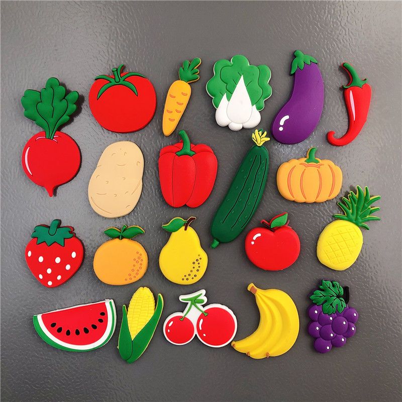 Children's Early Education Refrigerator Sticker and Magnet Sticker Unique Creative Cartoon Cute Soft Magnetic Stickers Car Whiteboard Blackboard Magnet Stickers