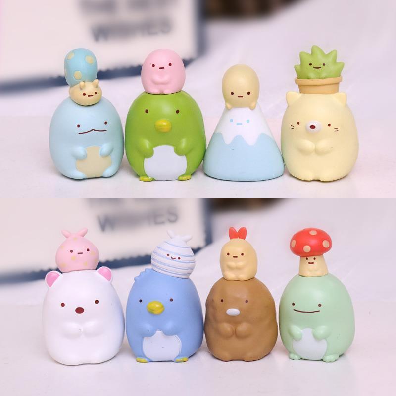 new corner biological hand-made doll corner animal house doll ornaments jenga blind box toy decoration