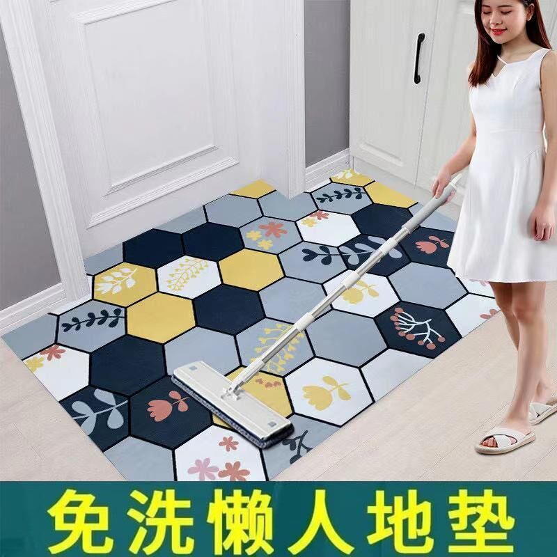 washable door mat pvc door mat bedroom door mat entry door waterproof oil-proof disposable kitchen carpet