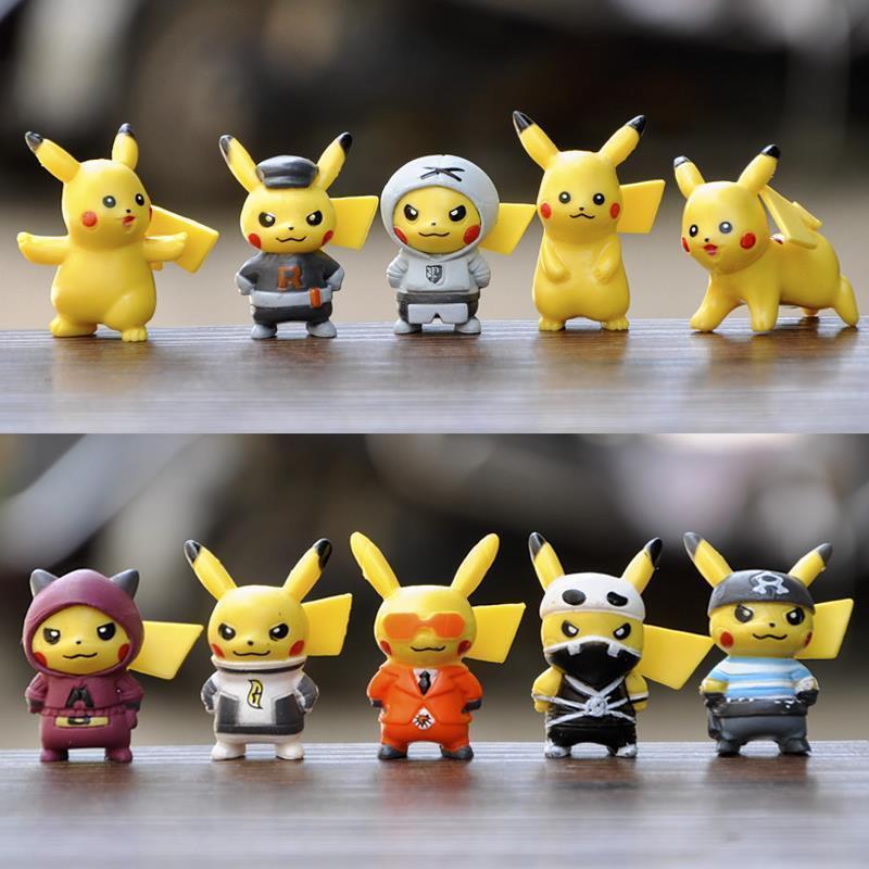 super mini ninja pikachu doll decoration cute invisible ninja series elf kawaii pikachu blind box