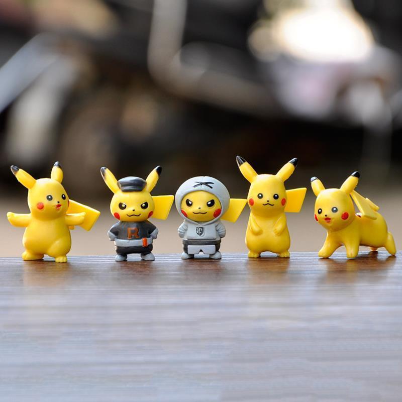 Super Mini Ninja Pikachu Doll Decoration Cute Invisible Ninja Series Elf Kawaii Pikachu Blind Box