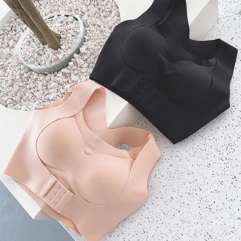 four seasons can wear nordic shangpin back qijia underwear correction posture invisible inner wear chest pad push up bra women