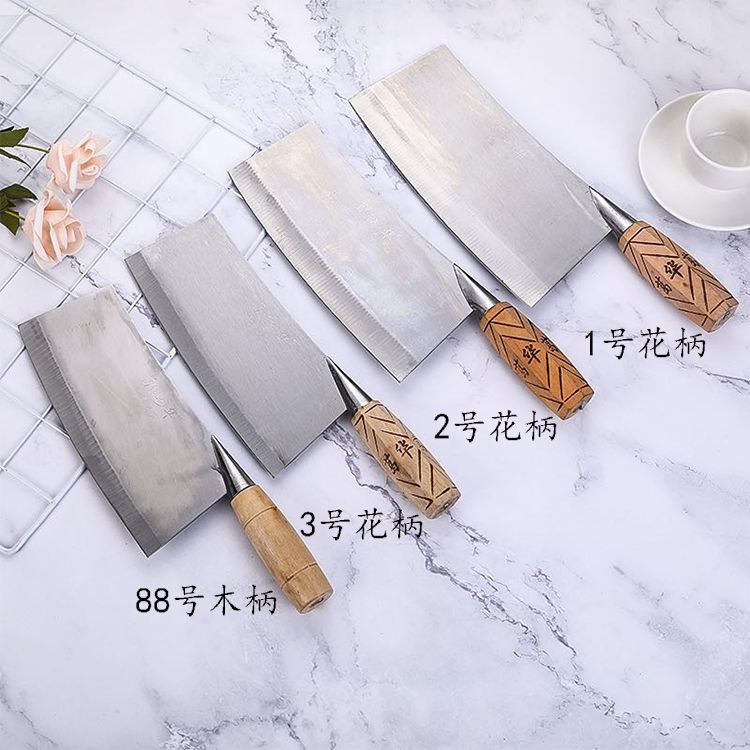 ge hua kitchen knife wooden handle kitchen household traditional handmade kitchen knife slicing knife dual-use kitchen knife sharp meat cutter