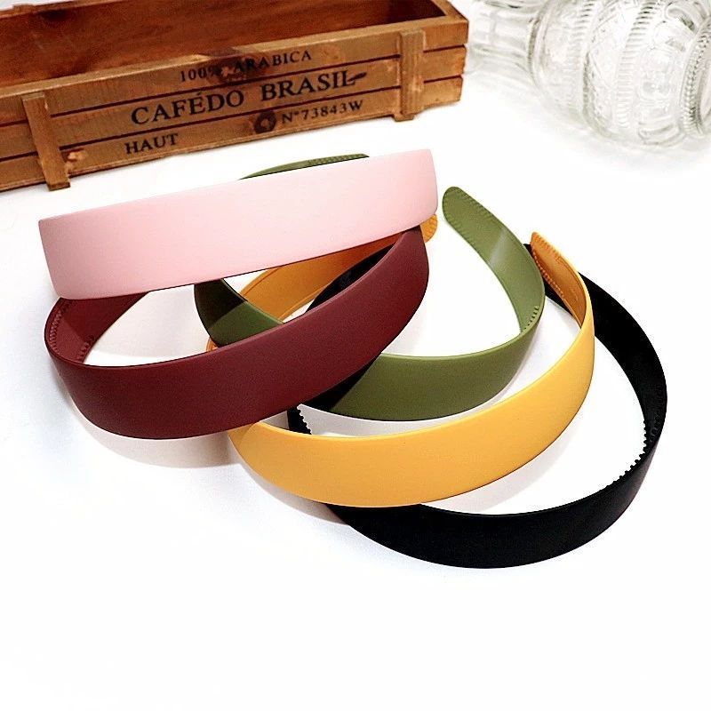 Korean Style Hairpin with Broad Edge Versatile Abrasive Face Wash Hair Bands Hair Accessories Internet Celebrity Classic Style Non-Slip Hairpin out Headband