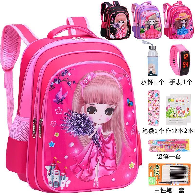 primary school student schoolbag female grade 1-3-6 children‘s schoolbag kindergarten girl girl cute crossbody baby‘s backpack