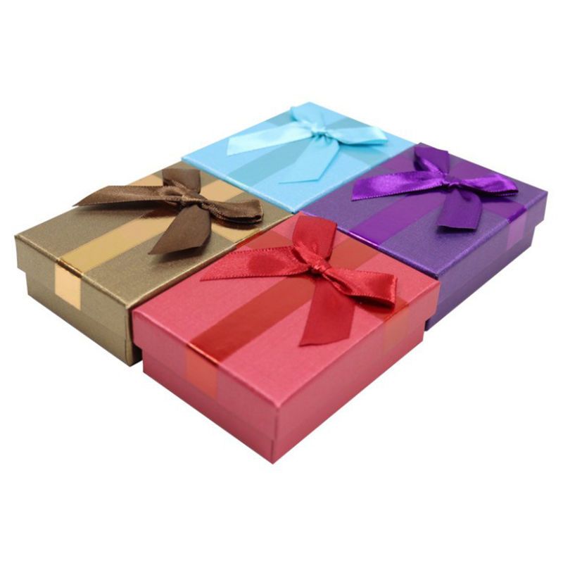 Cross Bow Ring Box Pendant Necklace Box Earrings Ear Studs Carton Gift Jewelry Box Jewelry Box Jewelry Box