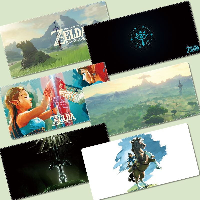 Legend of Zelda Breath of the Wild Surrounding the Game Mouse Pad Cartoon Computer Book Desk Pad Ins Style Oversized Japanese Style