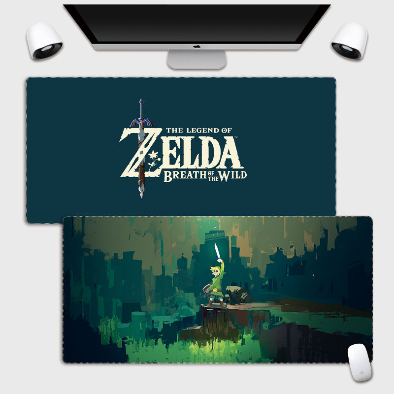 Legend of Zelda Breath of the Wild Surrounding the Game Mouse Pad Cartoon Computer Book Desk Pad Ins Style Oversized Japanese Style