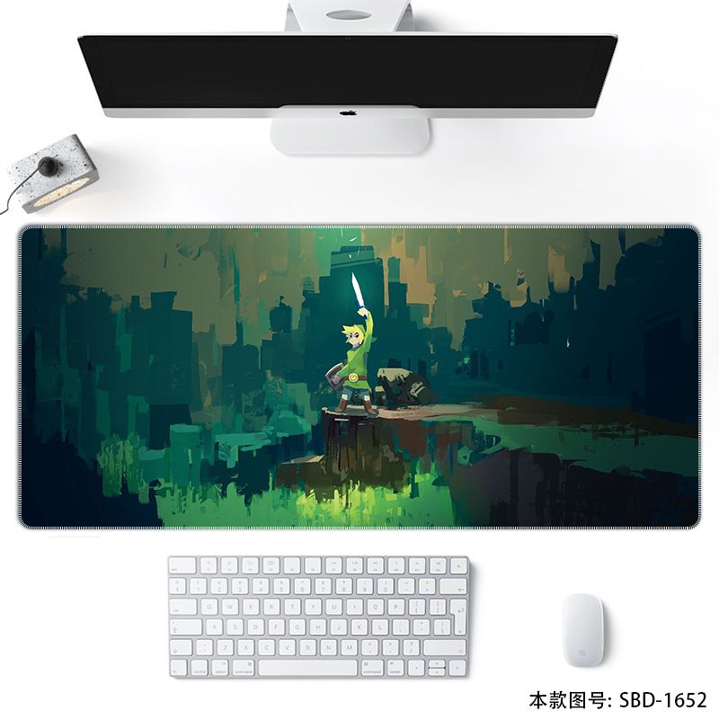 Legend of Zelda Breath of the Wild Surrounding the Game Mouse Pad Cartoon Computer Book Desk Pad Ins Style Oversized Japanese Style