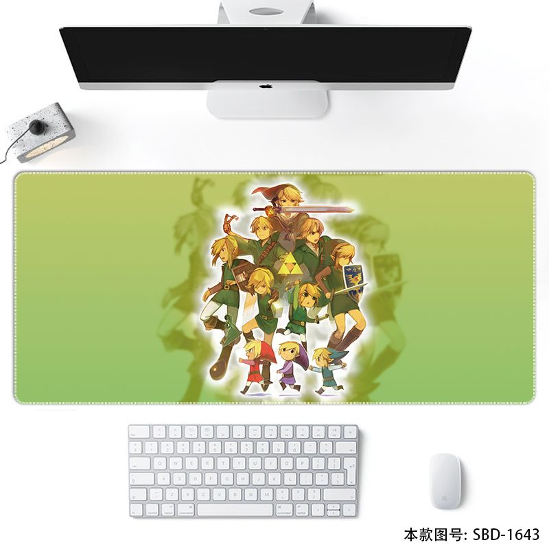 Legend of Zelda Breath of the Wild Surrounding the Game Mouse Pad Cartoon Computer Book Desk Pad Ins Style Oversized Japanese Style