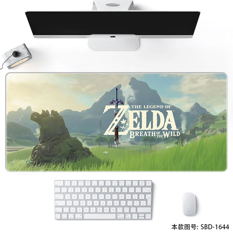 Legend of Zelda Breath of the Wild Surrounding the Game Mouse Pad Cartoon Computer Book Desk Pad Ins Style Oversized Japanese Style