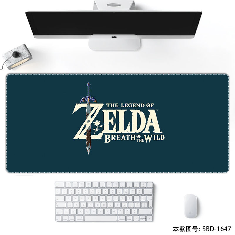 Legend of Zelda Breath of the Wild Surrounding the Game Mouse Pad Cartoon Computer Book Desk Pad Ins Style Oversized Japanese Style