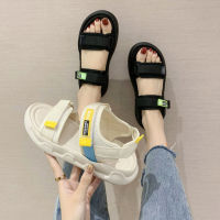 凉鞋女2021年夏季新款时尚网红平底百搭学生沙滩防滑软底运动女鞋
