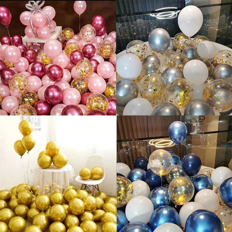 ins internet celebrity confession balloon wedding room opening birthday party decoration scene layout metal latex sequins balloon