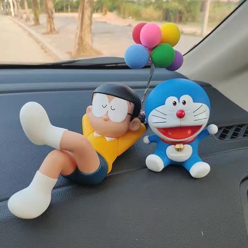 Doraemon Daxiong Car Decoration Sleeping Daxiong and Doraemon Car Doll Car Dashboard Anime Ornament