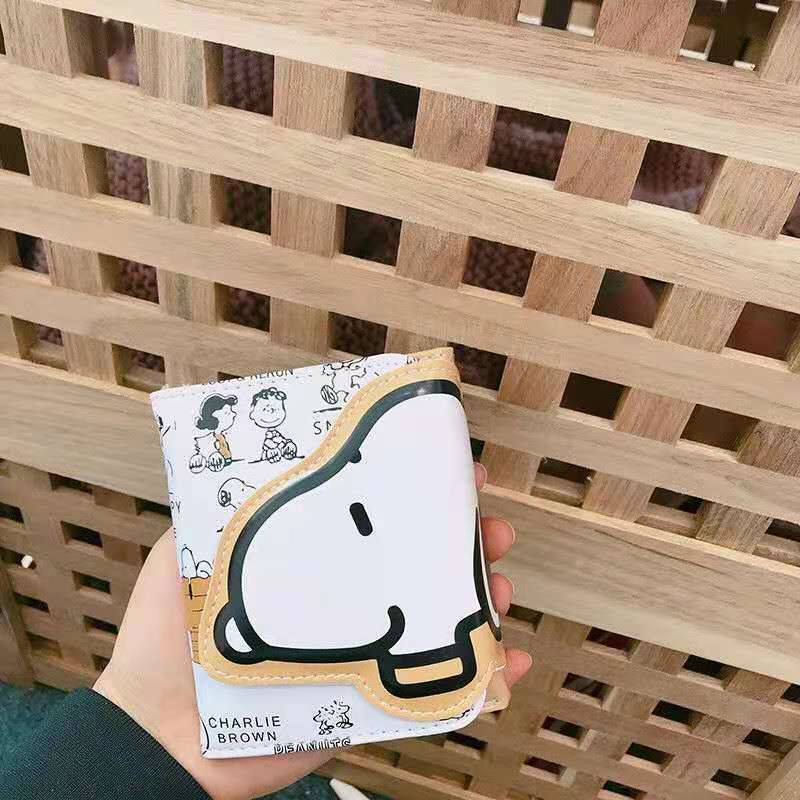 snoopy wallet birthday gift female 2021 new original ins japanese and korean cartoon student female short coin purse