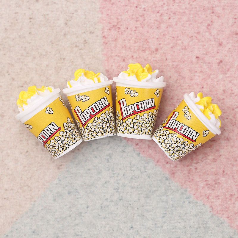 Miniature Model Three-Dimensional Popcorn Cup Candy Toy Doll House Decoration Cream Glue DIY Ornament Accessories Handmade Material