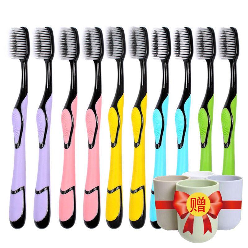 toothbrush adult soft fur household independent family soft fur gum care high-end adult toothbrush wholesale free shipping