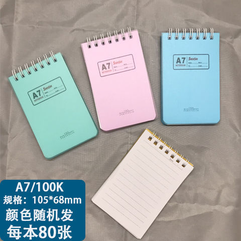 Notepad Small Notebook Portable Portable Pockets Notebook Coil Notebook Notepad Pp Surface Spiral Coil Notebook Coil Notebook