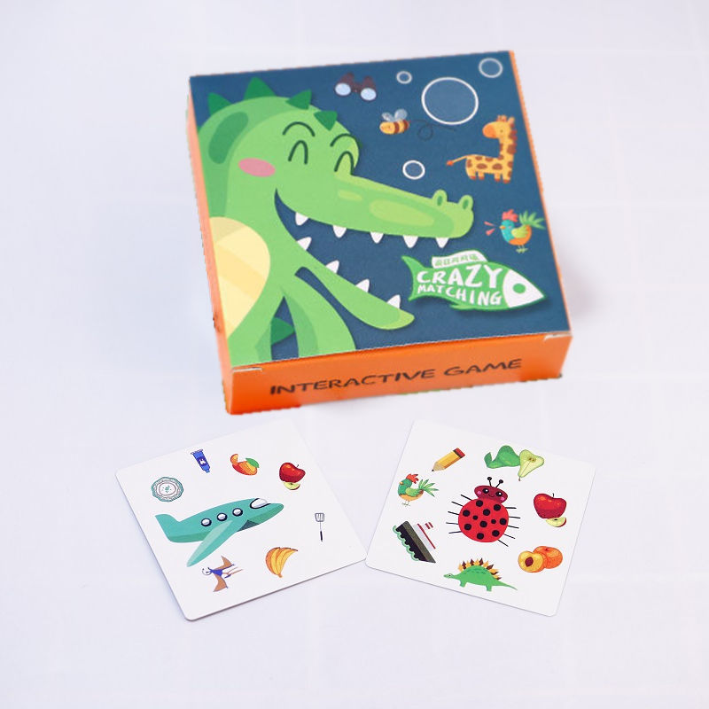 Children Crazy to Match-up Puzzle Find the Same Card Kindergarten Antistress Training Fun Desktop Game