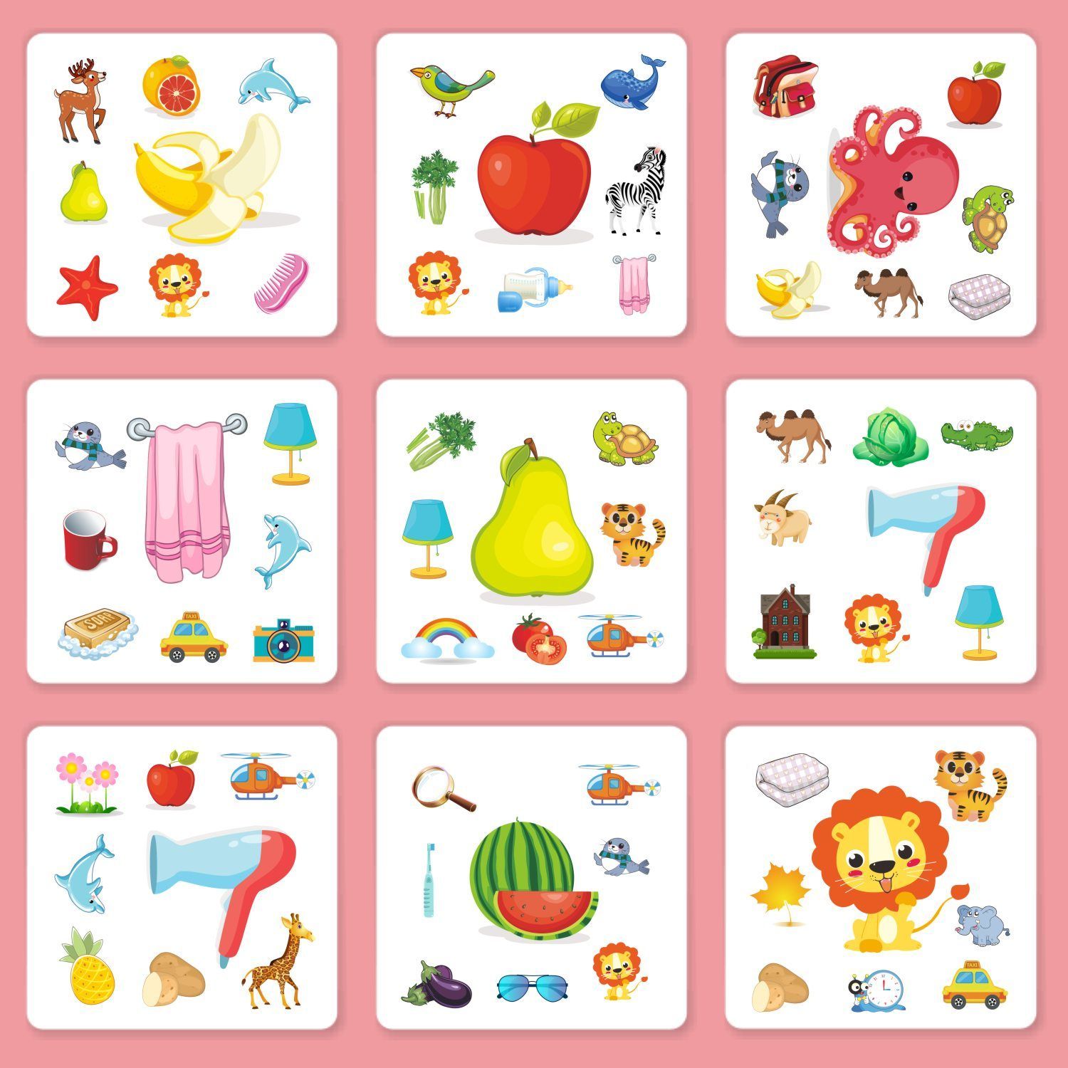 Match-up Lianliankan Children's Educational Thinking Training Card Memory Card Early Education Parent-Child Interactive Family Game