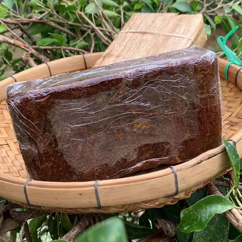 云南西双版纳特产甘蔗古法原汁红糖月子姨妈调理糖500克产地直发拼团