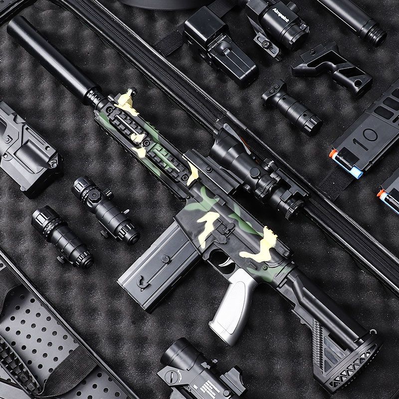 m416 electric continuous hair soft bullet gun children toy gun 7 simulation assault rifle 3 boys sniper rifle 8 eating chicken 6 years old