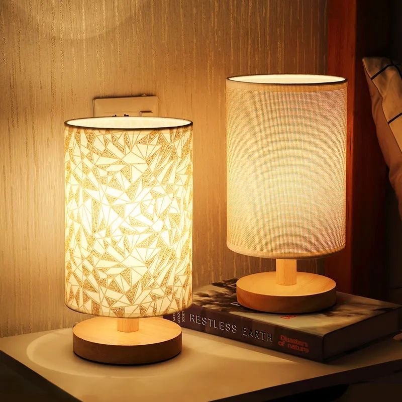 creative and cozy table lamp bedroom bedside table internet celebrity nordic remote control energy saving small night lamp baby nursing modern