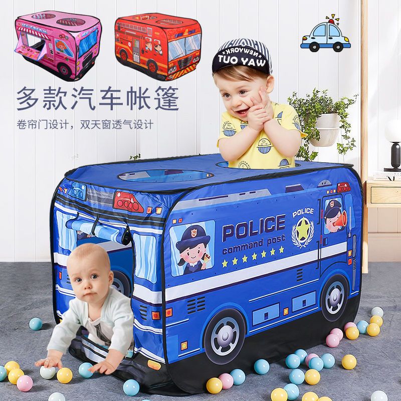 tiktok car tent kids‘ playhouse indoor home small house baby toy house play house ocean ball pool