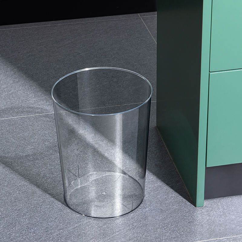 Kitchen Trash Can Household Living Room Transparent Light Luxury Toilet Large Capacity Bedroom Multi-Functional Classification Wastebasket