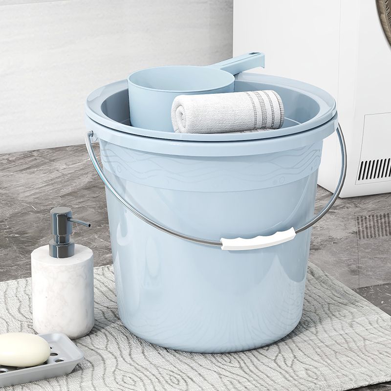 plastic stainless steel portable thickened bucket household multi-functional combination water storage tank dormitory washing bucket